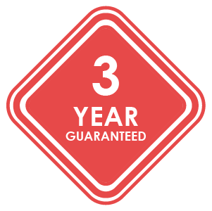 3 Year Guarentee badge